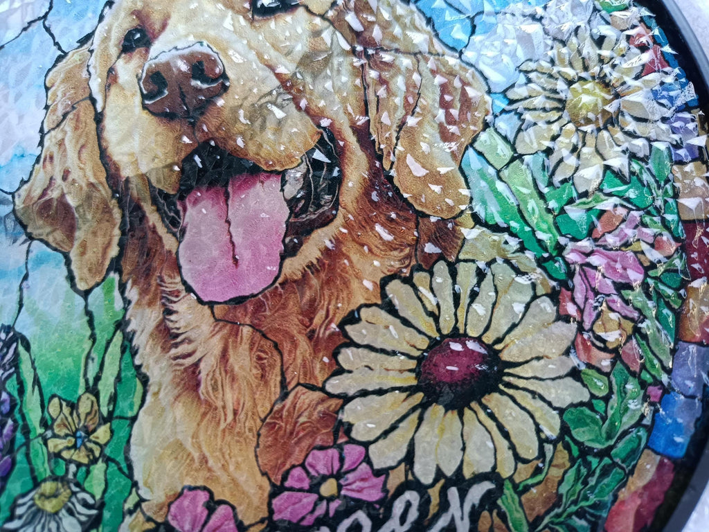 Ocean Wave Stained Glass Suncatcher,beach Coastal Glass Suncatcher Handmade,beach House Window Hanging Ocean Suncatcher Gift